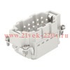 Вилка OptiLink HDC-HE-10-16-MQ-(0.14-2.5) 500В КЭАЗ 352256