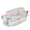 Розетка OptiLink HDC-HK-6/6-100/16-F-(16-35/0.5-2.5)-690/400V КЭАЗ 352277