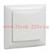 Розетка 1-м VALENZO защ. крышка с заземл. 6114 бел. ASD / IN HOME 4690612006376
