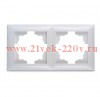Рамка 2-м VALENZO 6302H бел. ASD / IN HOME 4690612006437