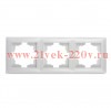 Рамка 3-м VALENZO 6303H бел. ASD / IN HOME 4690612006444