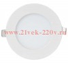 Светильник светодиодный RLP-eco 18Вт 230В 4000К 1080лм 225мм IP40 панель круглая бел. IN HOME 469061