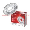 Светильник GX53R-crystal ВОЛНЫ-R12L встраив. с подсветкой 4К под GX53 прозр. хром IN HOME 4690612061