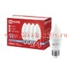 Лампа светодиодная LED-СВЕЧА-VC 4PACK 11Вт 6500К E27 1050лм 230В (уп.4шт) IN HOME 4690612066721