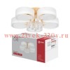 Люстра под лампу MODERN LIMA-CL-5E27-GL 5хE27 бел. плафон зол. IN HOME 4690612067179