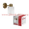 Светильник CLASSIC KINLI-WL-E27CL-LT 1хE27 настен. под лампу прозр. плафон латунь IN HOME 4690612068