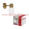 Светильник CLASSIC KINLI-WL-E27WH-LT 1хE27 настен. под лампу матов. плафон латунь IN HOME 4690612068