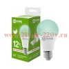 Лампа светодиодная LED-А60 MEAT 12Вт E27 230В для птицеводства для выращивания бройлеров IN HOME 469