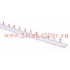 Шина соединительная типа PIN 1P+N 63А шаг 45мм 12 модулей (R) CHINT 394681