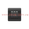 Переключатель 3-кл. NEW3-E 10А с индикацией черн. CHINT 431514
