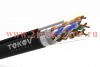 Кабель витая пара F/UTP 4х2х24AWG(0.48мм)+тросс кат.5E PE Fluke tested (м) TOKOV Eletrcic TKE-C05-F/