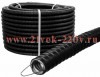 Металлорукав в ПВХ изоляции Р3-ЦПнг 18 черн. (уп.50м) TOKOV ELECTRIC TKE-MR-PVC-18-50-C05