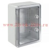 Корпус ударопрочный ЩМПп 350х250х150 IK10 IP65 прозр. дверь АБС пластик PRIZMA TOKOV ELECTRIC TKE-PZ