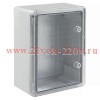 Корпус ударопрочный ЩМПп 400х300х170 IK10 IP65 прозр. дверь АБС пластик PRIZMA TOKOV ELECTRIC TKE-PZ