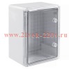 Корпус ударопрочный ЩМПп 400х300х220 IK10 IP65 прозр. дверь АБС пластик PRIZMA TOKOV ELECTRIC TKE-PZ