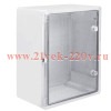 Корпус ударопрочный ЩМПп 500х400х240 IK10 IP65 прозр. дверь АБС пластик PRIZMA TOKOV ELECTRIC TKE-PZ