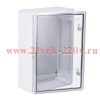 Корпус ударопрочный ЩМПп 600х400х200 IK10 IP65 прозр. дверь АБС пластик PRIZMA TOKOV ELECTRIC TKE-PZ