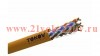 Кабель витая пара U/UTP 4х2х24AWG (0.52мм) кат.5E ZH нг (А)-HF (LSZH) Fluke tested (м) PRO TOKOV ELE