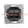 Розетка компьютерная 2-м СП Pixel RJ45 кат.5E механизм карбон TOKOV ELECTRIC TKE-PX-RC2-C14