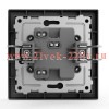 Выключатель 1-кл. СП Pixel 10А IP20 в сборе карбон TOKOV ELECTRIC TKE-PX-V1F-C14