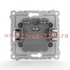 Выключатель 2-кл. СП Pixel 10А IP20 с индикатором механизм бел. TOKOV ELECTRIC TKE-PX-V2I-C01