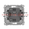 Выключатель 1-кл. СП Pixel 10А IP20 с индикатором механизм алюм. TOKOV ELECTRIC TKE-PX-V1I-C03