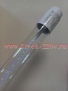 Лампа светодиодная FL-LED T8- 600-П 10W 4000K Ra80(840) G13 (прозрачная 220V 1070lm, пр-во Россия)