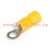 Наконечник кабельный кольцевой изолированный НКИ 6.0-4 EasyFix КВТ 90895