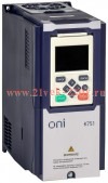 Преобразователь частоты K751 380В 3Ф 0.75кВт 2.5А со встроен. тормозом ONI K751-33-075HTM