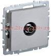 Розетка TV ИЭК BRITE оконечная алюминий (РТВ11-0-БрА) BR-A10-O-K47