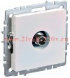 Розетка TV ИЭК BRITE проходная жемчуг (РТВ10-0-БрЖ) BR-A10-P-K36