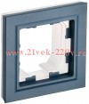 Рамка на 1 пост IP44 ИЭК BRITE маренго (РУ-1-БрМ-44) BR-M12-44-K35