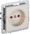 Розетка ИЭК BRITE 2P 10А бежевый (РС10-1-0-БрКр) BR-R10-10-K10
