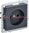 Розетка ИЭК BRITE 2P 10А графит (РС10-1-0-БрГ) BR-R10-10-K53