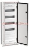 Щит металлический встраиваемый ИЭК TITAN5 ЩРв-60 60(5х12) модулей 880х365х130 IP31 белый TI5-50-V-060-31