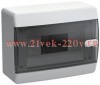 Щит накладной ИЭК UNION Compact ЩРН-П-8 8м прозрачная дверь IP41 UIC-KP12-N-08-41-K01