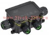 Коробка распред. герметичная WTP-405 6 вводов IP68 IEK UWB10-X-450-41-06-68