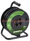 Катушка УК50 с т/з 4 места 2P+PE/50м 3х1,5мм2 GENERICA