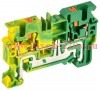 Колодка клеммная CP-PEN земля 4кв.мм жел./зел. IEK YCT21-00-K52-004