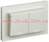 Розетка ИЭК BRITE 2х2P+E Schuko шторки с крышкой 2-я 16А IP44 бежевый в сборе (РСбш12-3-44-БрКр) BR-R26-16-44-K10-F