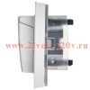 Розетка ИЭК BRITE 2х2P+E Schuko шторки с крышкой двойная 16А IP44 арктический белый в сборе (РСбш12- BR-R26-16-44-K91-F