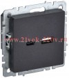 Зарядка ИЭК BRITE USB A+С 3,1А черный (РЮ11-1-БрЧ) BR-U22-018-K02