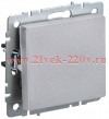 Кнопка 1-клавишная ИЭК BRITE 10А алюминий (ВС10-1-4-БрА) BR-V14-0-10-K47