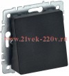 Вывод кабеля ИЭК BRITE черный (МВ10-БрЧ) BR-VK10-0-K02