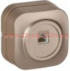Розетка компьютерная ОП RJ45 кат.5E GLORY РК10-ХШм шампань матов. IEK EKH10-K37M