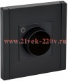 Термостат электронный с индикацией ИЭК FORTE&PIANO FP152 с датчиком 2,4м черный FP-RT11-K02