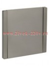 Выключатель одноклавишный ИЭК FORTE&PIANO FP501 10А сталь FP-V10-0-10-1-K46