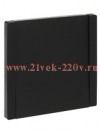 Выключатель одноклавишный ИЭК FORTE&PIANO FP101 10А черный FP-V10-0-10-1-K02