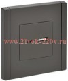 Розетка для зарядки ИЭК FORTE&PIANO FP350 USB A+C 3,1А серый FP-U22-D31-K03