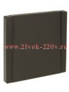 Выключатель одноклавишный ИЭК FORTE&PIANO FP301 10А серый FP-V10-0-10-1-K03